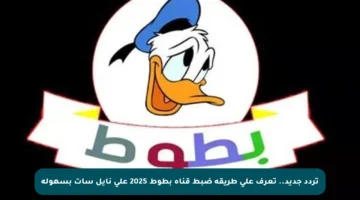 تردد جديد.. تعرف على طريقة ضبط قناة بطوط 2025 على نايل سات بسهولة